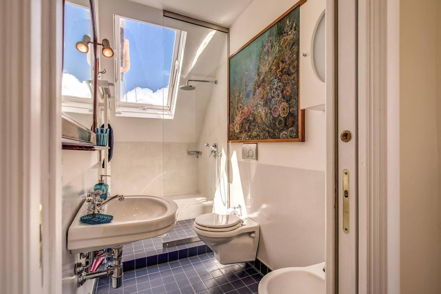 Attic With Terrace Overlooking St Peters Basilica 罗马 外观 照片